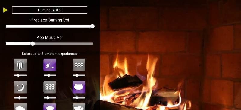 Virtual Fireplace HD screenshot 4
