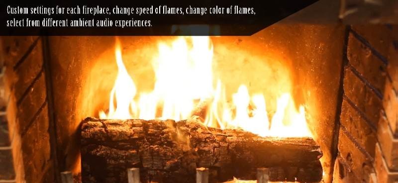 Virtual Fireplace HD screenshot 3
