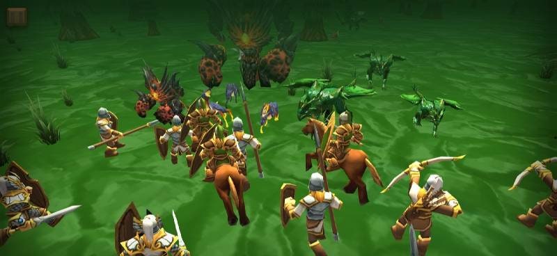 Battle Simulator: Knights vs D screenshot 4