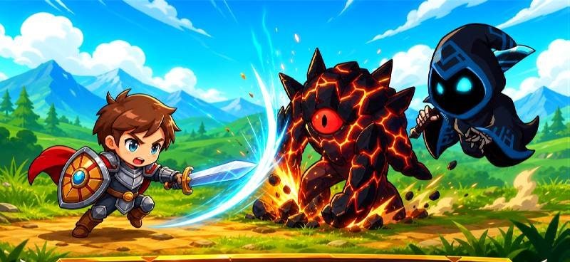Heroes vs Monsters: Idle RPG screenshot 1