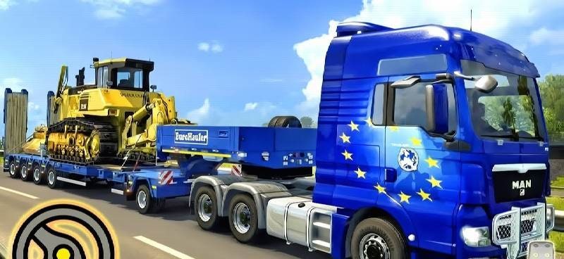 Heavy US Cargo Truck Simulator gameplay screenshot 4