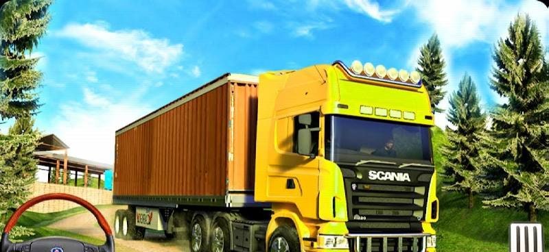 Heavy US Cargo Truck Simulator gameplay screenshot 2