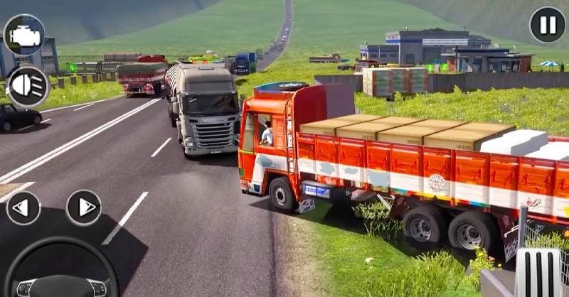 Heavy US Cargo Truck Simulator gameplay screenshot 3