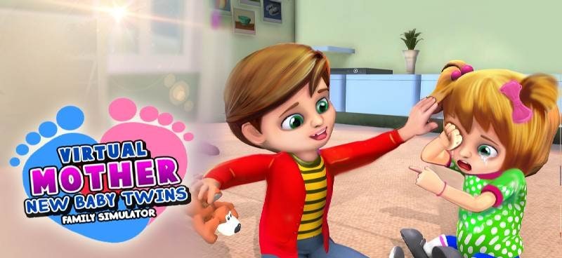 Virtual Mother Twins Baby gameplay screenshot 1