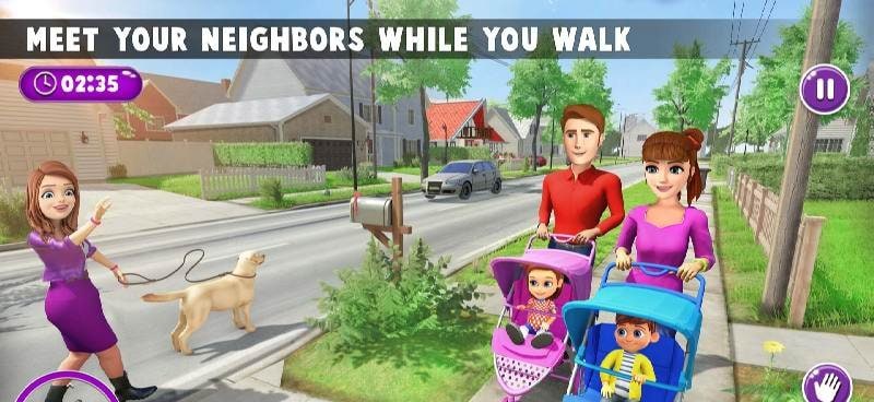Virtual Mother Twins Baby gameplay screenshot 3