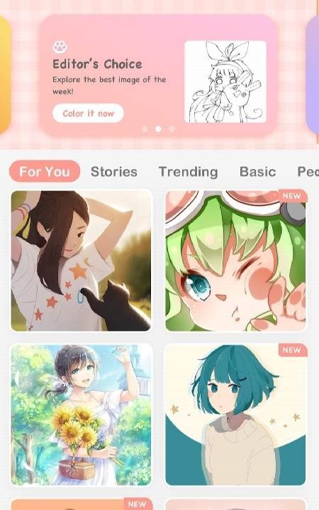 Anime Paint - Color By Number screenshot 2