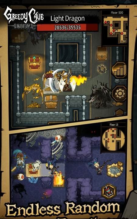 Greedy Cave: Rebirth gameplay screenshot 2