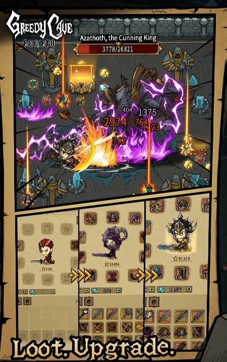 Greedy Cave: Rebirth gameplay screenshot 3