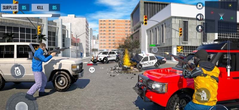 Gangster Shooting Police Game screenshot 4
