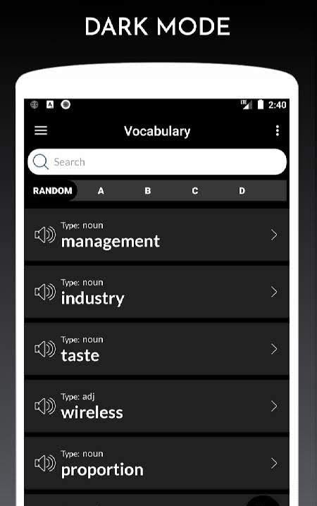IELTS Advanced Words: Flashcards - Examples preview 1