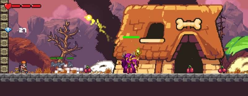 Cherry Knight : 2D Platformer gameplay screenshot 4