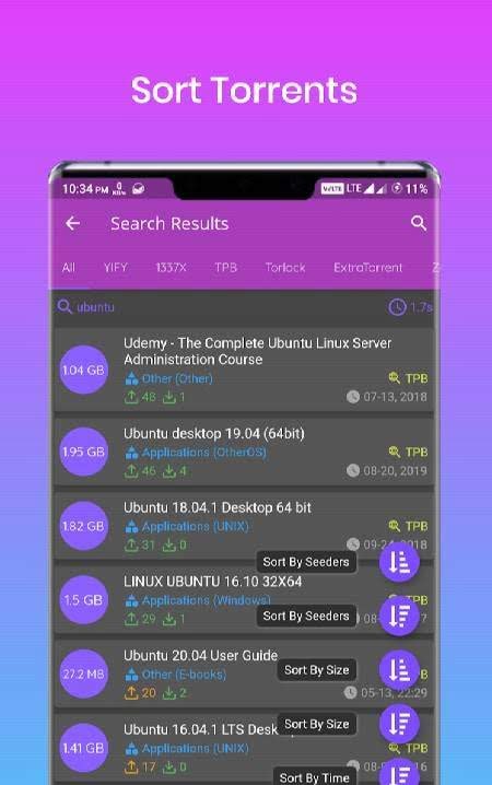 TorrCrow Pro - Torrent Search Engine screenshot 3