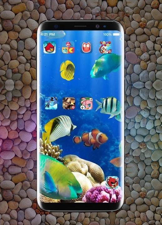 Fish Live Wallpaper 3D Aquarium : PRO screenshot 2