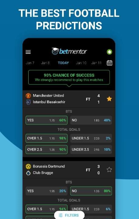 BetMentor: Betting Tips Screenshot 1