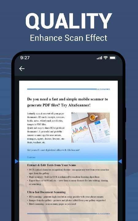PDF Scanner App - AltaScanner Preview 4