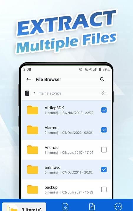 XZIP: unZIP, extract RAR screenshot 4