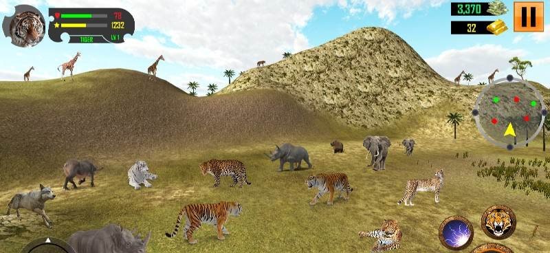 Wild Tiger Simulator Games 3D screenshot 4