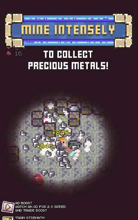 Idle Pocket Crafter: Mine Rush Screenshot 1