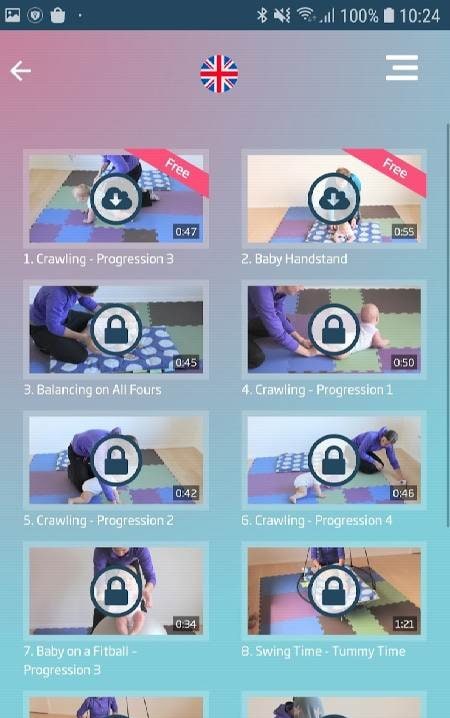 Baby Exercises & Activities - Baby Development App screenshot 2