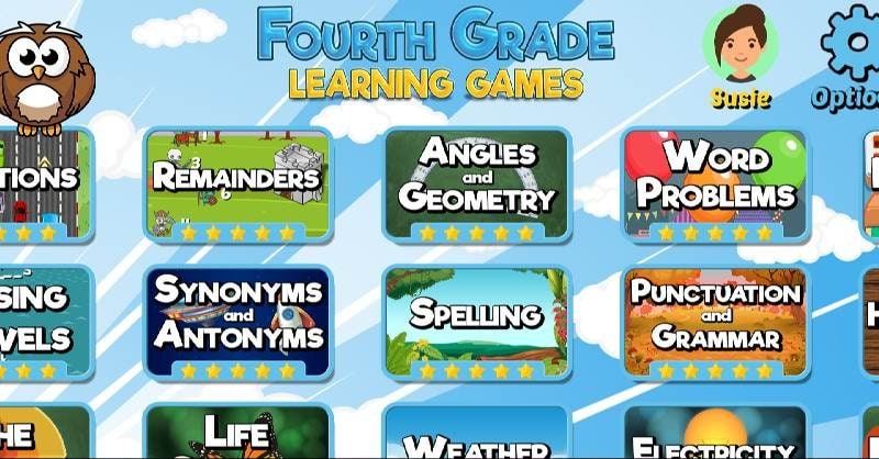 Fourth Grade Learning Games screenshot 1