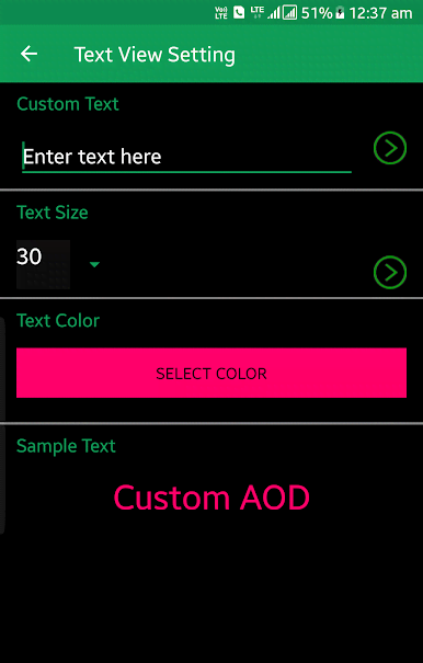 Custom AOD screenshot 4