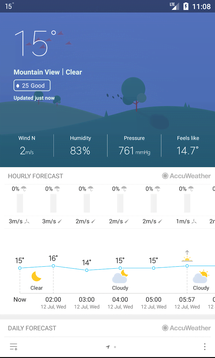 Weather M8 screenshot 2
