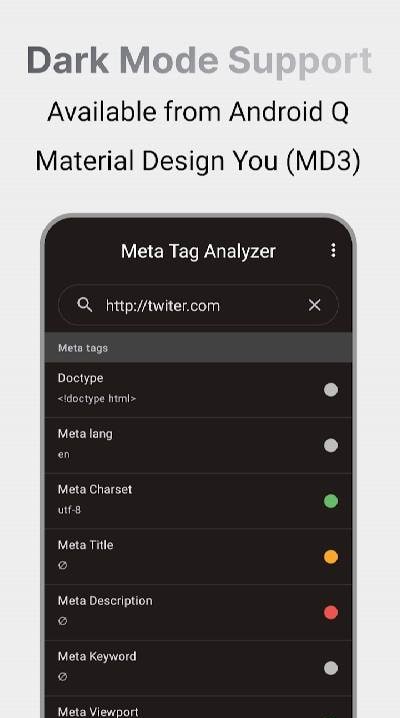 Metatag Analyzer Screenshot 3