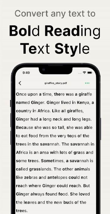 Bold Reading - BioRead screenshot 1