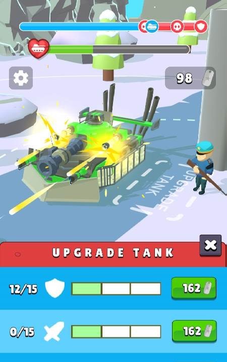 Tank Commander 3D: Army Rush! screenshot 2