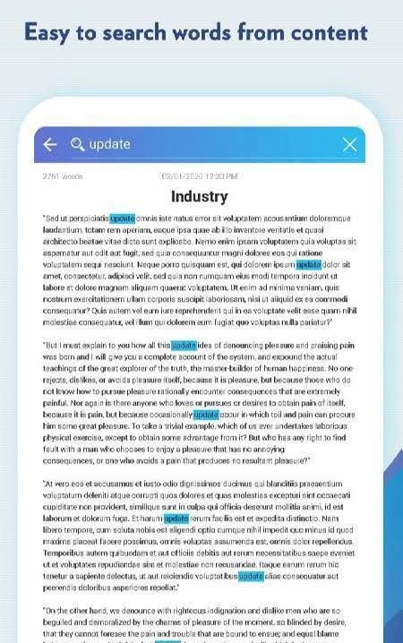 WriterPad – Write Novels, Screenplay, Journal, screenshot 4