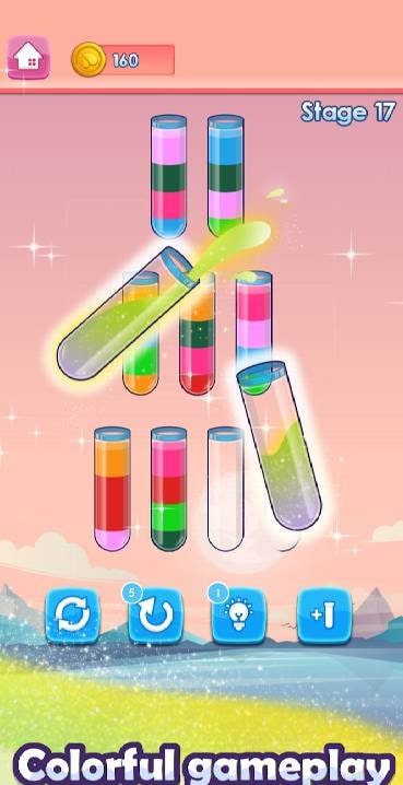 Fun Water Sorting gameplay screenshot 2