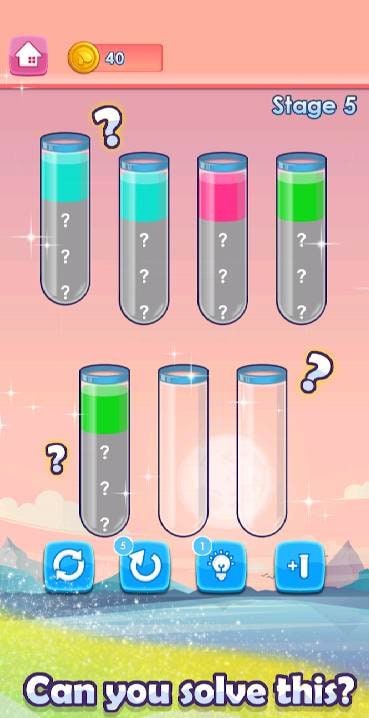 Fun Water Sorting gameplay screenshot 1