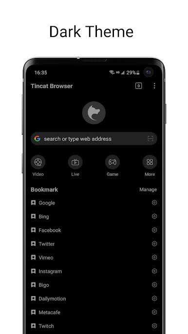 Tincat Browser Pro screenshot 2