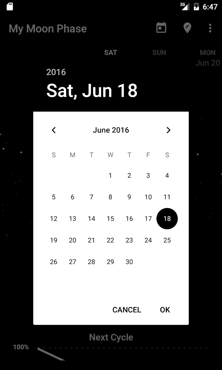 My Moon Phase Pro - Moon, Golden Hour & Blue Hour! screenshot 3