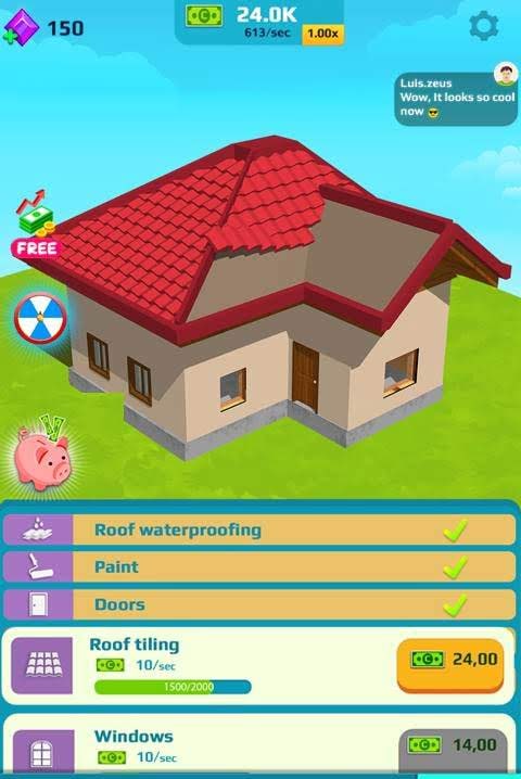 Idle Home Makeover gameplay screenshot 3