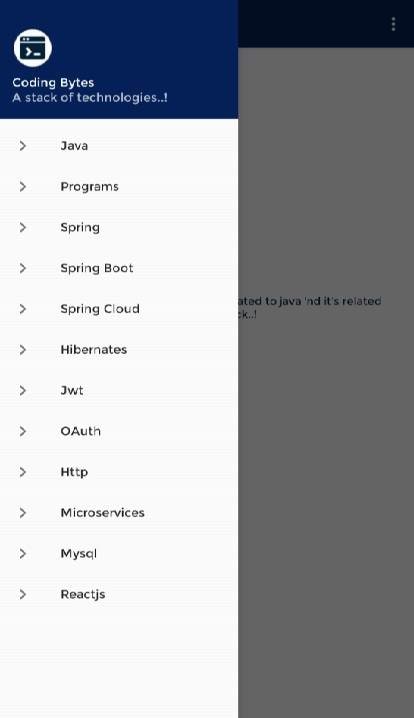 Java Bytes: Full-Stack Developer App Preview 1