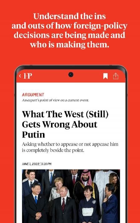 Foreign Policy screenshot 2