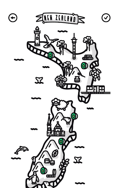 Cessabit: a Stress Relief Game level overview