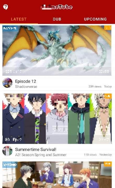 Anime Fanz Tube - Anime Stack library view