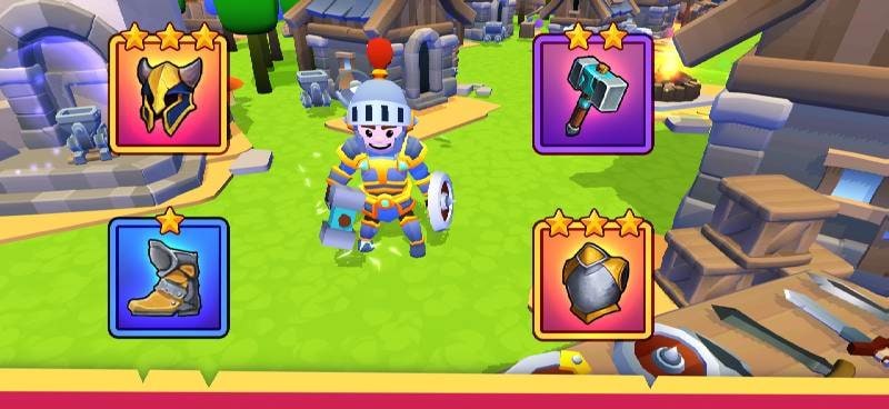 Craft and Battle: Idle Knight screenshot 4
