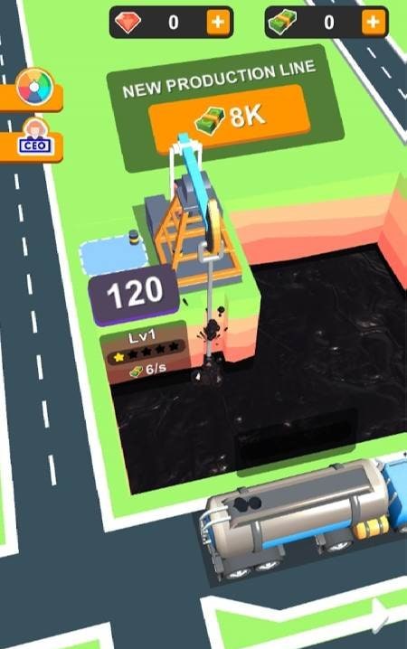 Idle Oil Factory gameplay screenshot 1