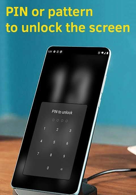 Huge Lock Screen Clock screenshot 2