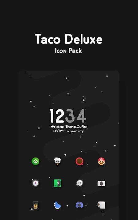 Taco Deluxe - Icon Pack screenshot 1