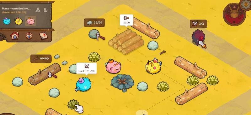 Axie Infinity gameplay screenshot 1