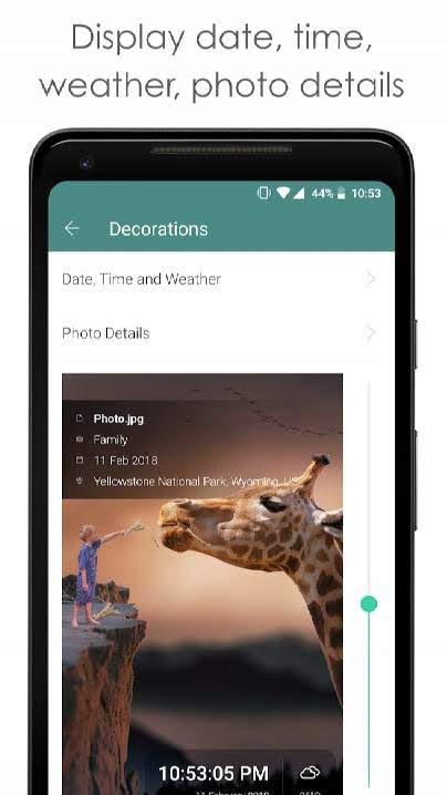 Fotoo - Digital Photo Frame Photo Slideshow Player screenshot 1