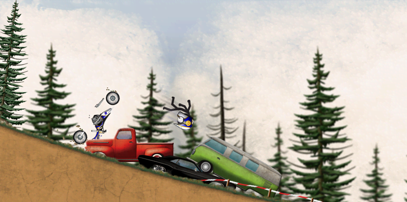 Stickman Downhill gameplay screenshot 3