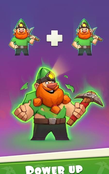 Gnome Diggers: Gold mine games screenshot 3
