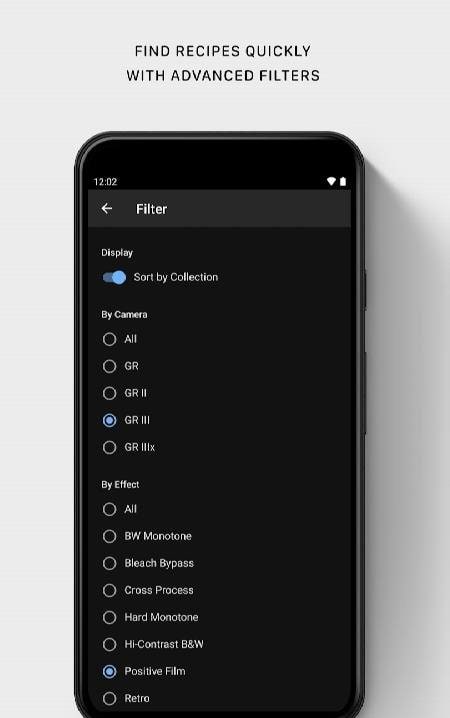 Ricoh Recipes — JPEG Settings screenshot 4