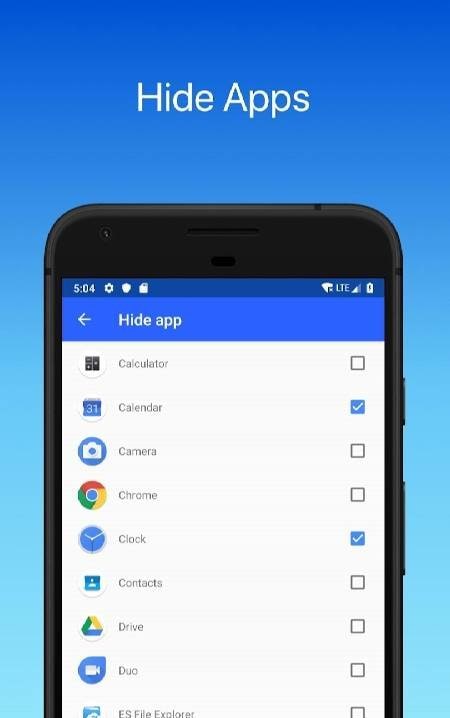 AlphaLauncher Customize screen screenshot 1