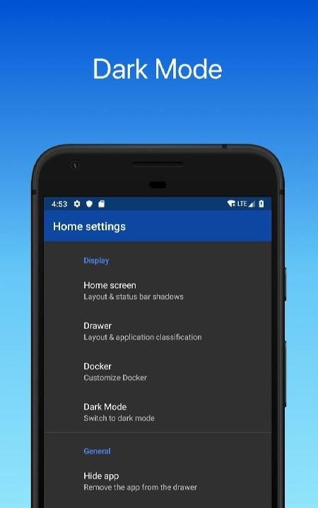 AlphaLauncher Customize screen screenshot 3